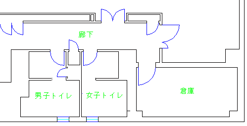 ポリライン面積