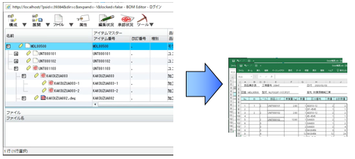 部品表作成機能